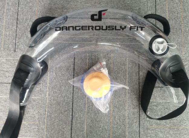 dangerously fit aqua bulgarian bag