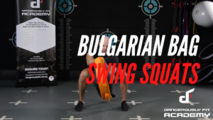 Bulgarian Bag Swing Squats