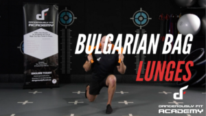 Bulgarian bag lunges