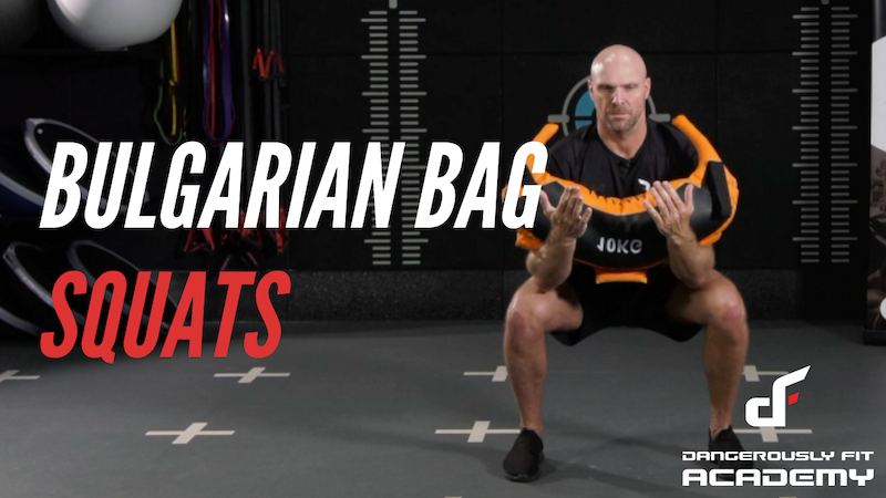 Bulgarian bag squats