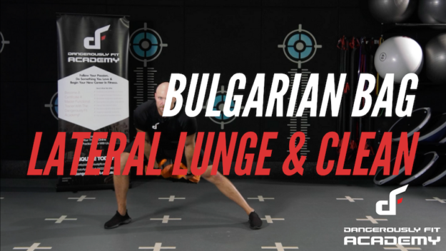 Bulgarian Bag Lateral Lunge & Clean Bulgarian Bag Lateral Lunge & Clean